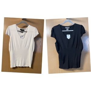 Two lite summer sweaters. Will look great w jeans. XL- 16/18
